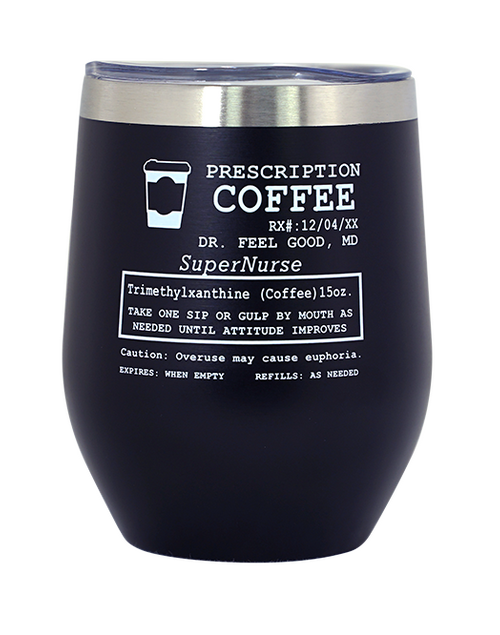 elitecare Stainless Steel Coffee Cup- Black