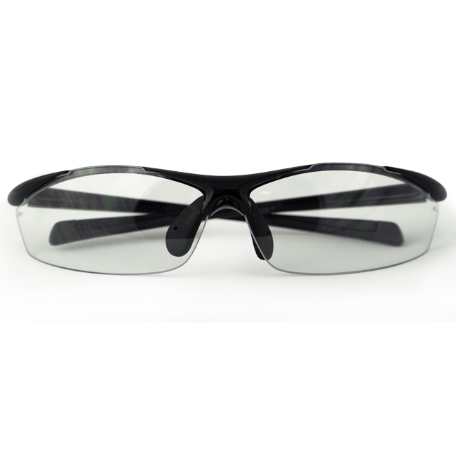 Safety  Glasses Clear -  Black
