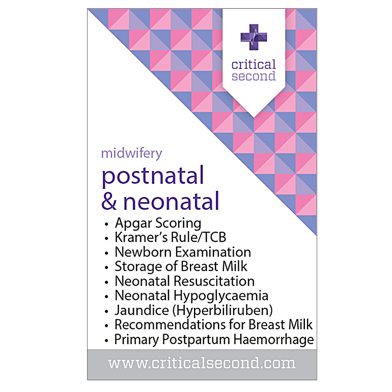 Critical Second Midwifery Postnatal & Neonatal Card Pack