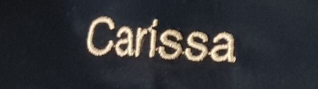Embroidery - Text - Name