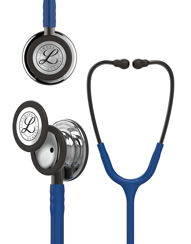 3M Littmann Classic III Stethoscope - Navy Black Mirror