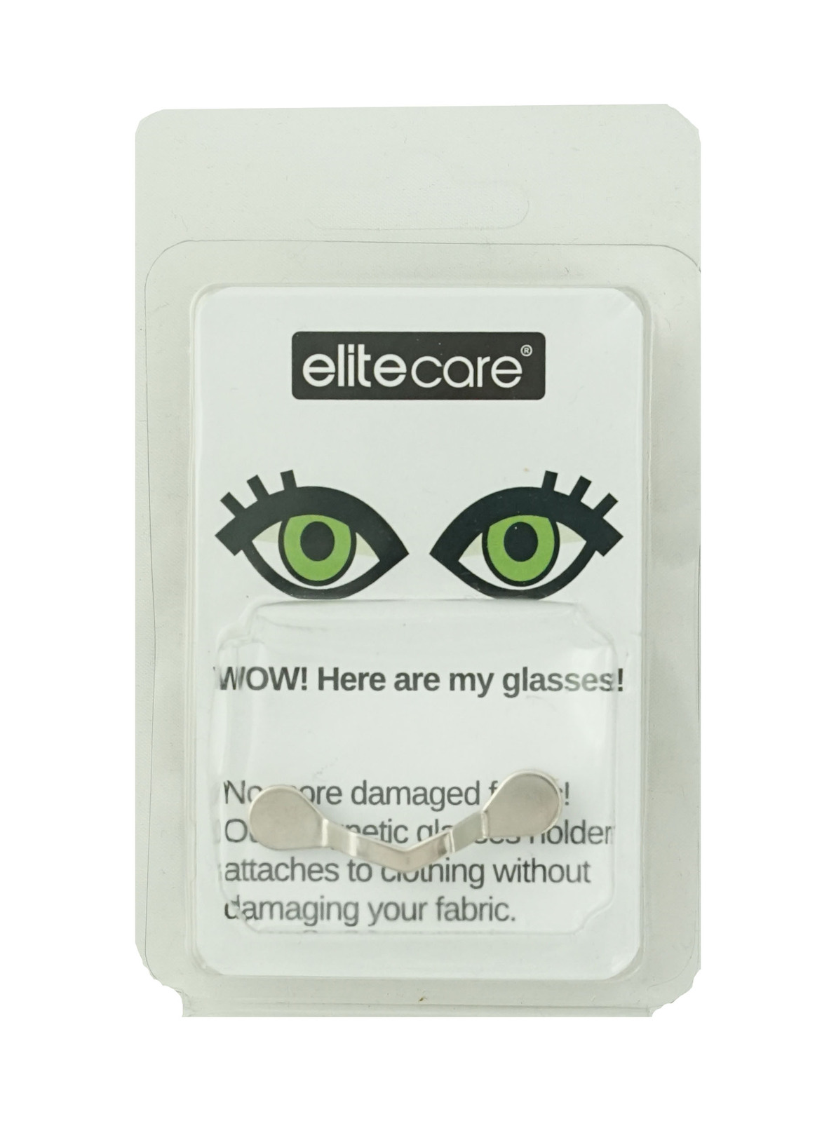 elitecare Magnetic Glasses Holder - Silver