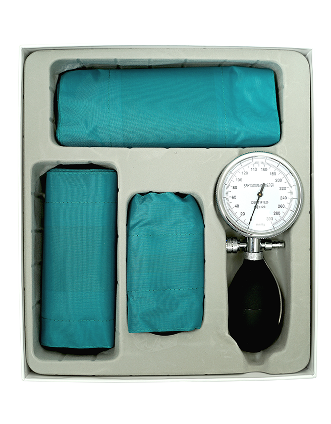 elitecare Single   Hand Sphygmomanometer (3 Cuff Set) Black