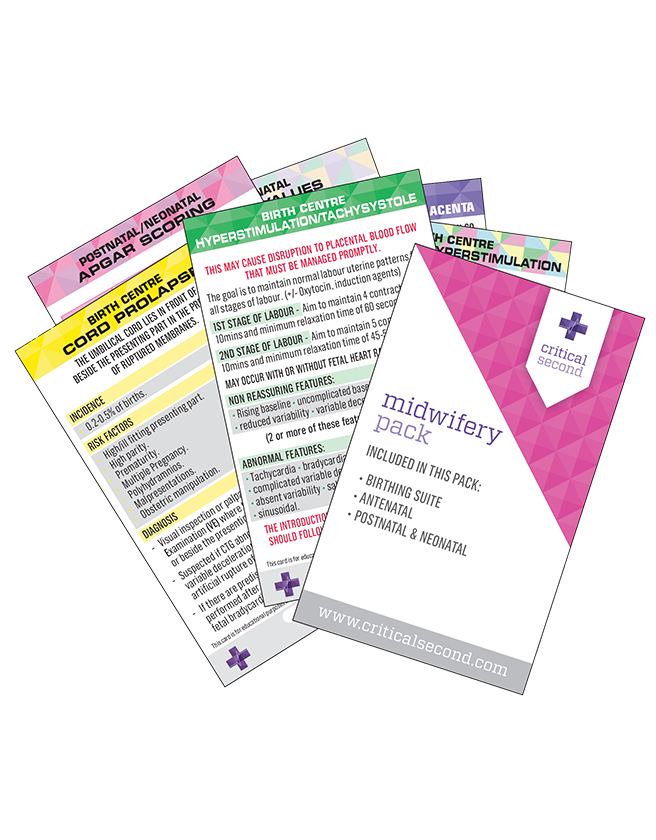 Critical Second Midwifery Card Value Pack