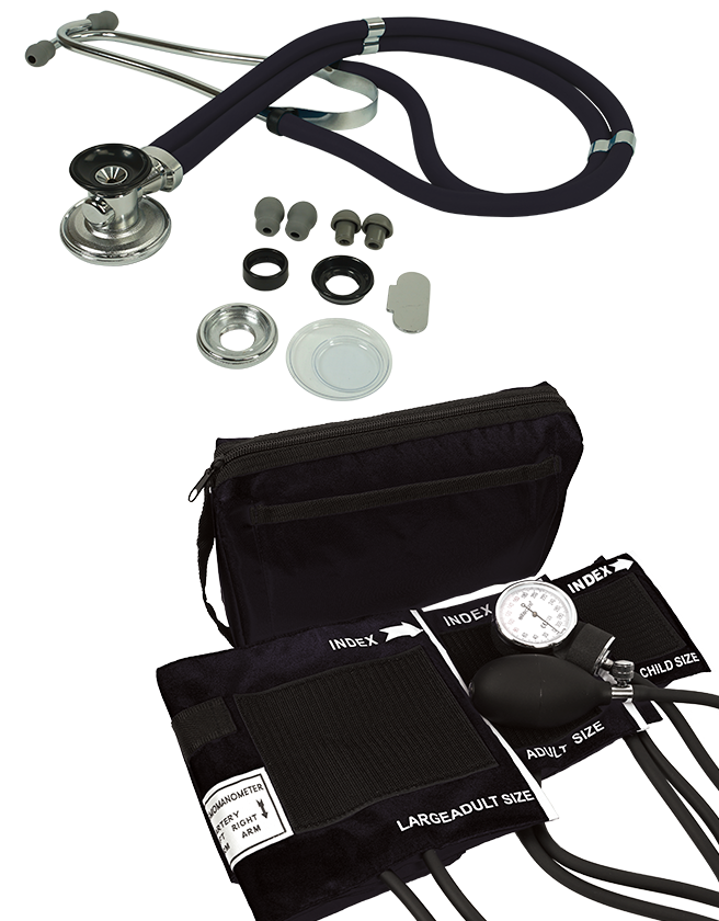 elitecare Traditional 3 cuff BP Kit (BPK-04) - Black