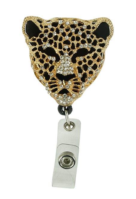 Swivel Pocket Clip - Glitter Leopard