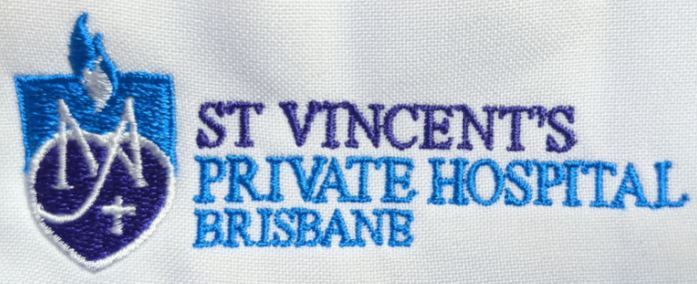 Embroidery Logo - St Vincent's Private Brisbane
