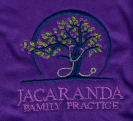 Embroidery Logo -  Jacaranda Family Practice