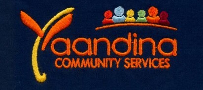 Embroidery logo - Yaandina Community Services