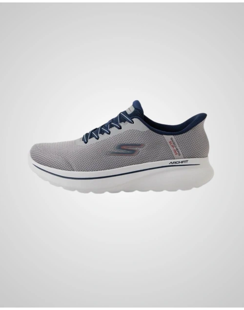Skechers Men's Go Walk Arch Fit Lenny - Grey/Navy