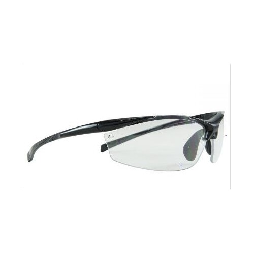 Safety  Glasses Clear -  Black