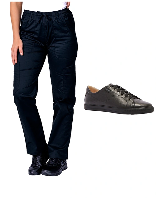 Bundle 4 - elitecare 9 Pocket Cargo Pant + Frankie4 Footwear | Combo