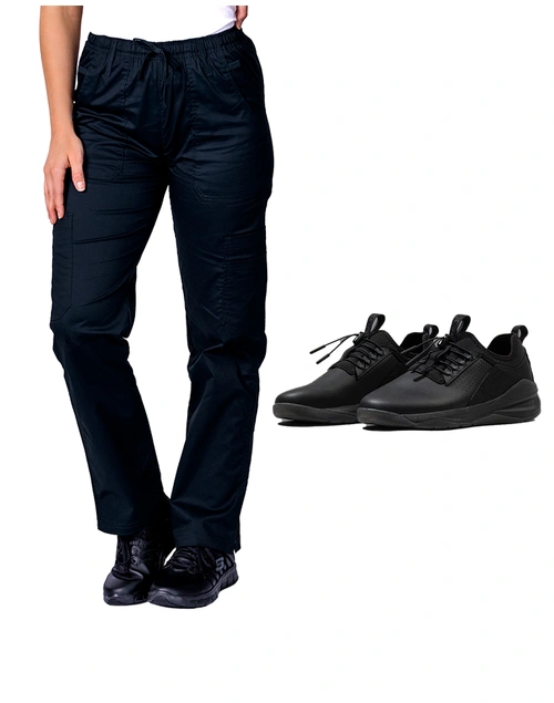 Bundle 6 - elitecare 9 Pocket Cargo Pant + Clove Classic All Black | Combo