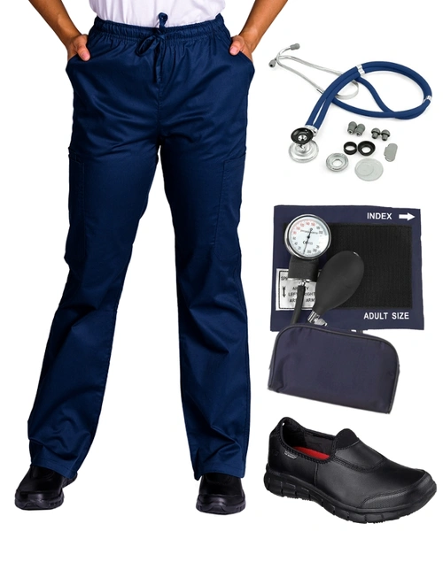 Bundle 7 - Sphygmo (Traditional), Sprague, Classic Pant and Skechers Work: Sure Track | Combo