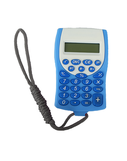 Pocket Calculator with Lanyard 