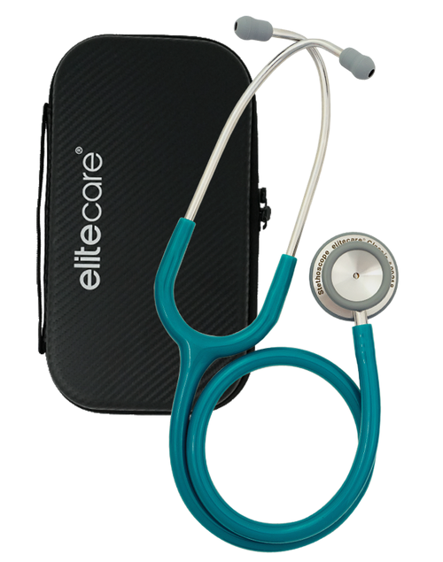 elitecare Dual Head Stethoscope + Case 