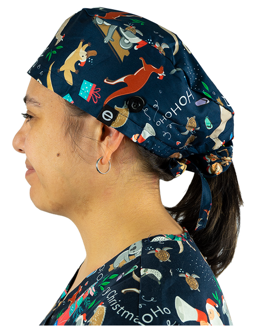 Aussie Xmas Safari Scrub Hat