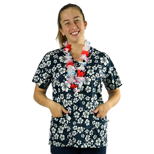 elitecare Unisex Top - Hibiscus