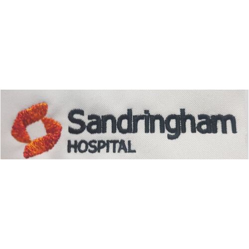 Embroidery Logo - Sandringham Hospital