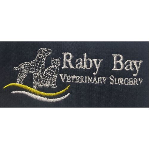 Embroidery Logo - Raby Bay Veterinary Surgery