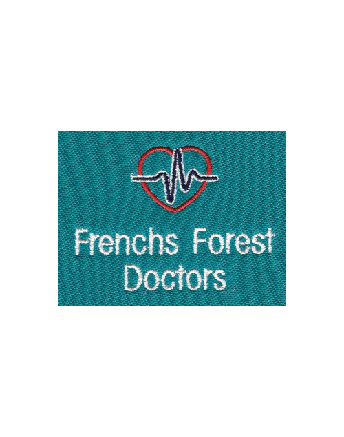 Embroidery Logo - Frenchs Forest Doctors
