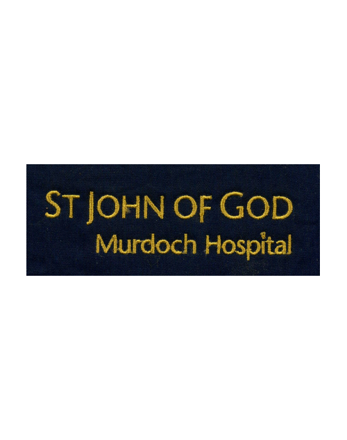 Embroidery Logo - SJOG Murdoch Hospital