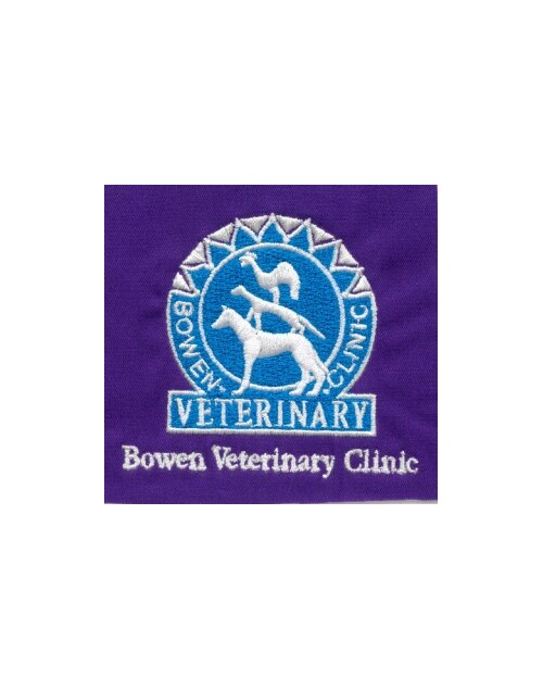 Embroidery logo -  Bowen Veterinary Clinic