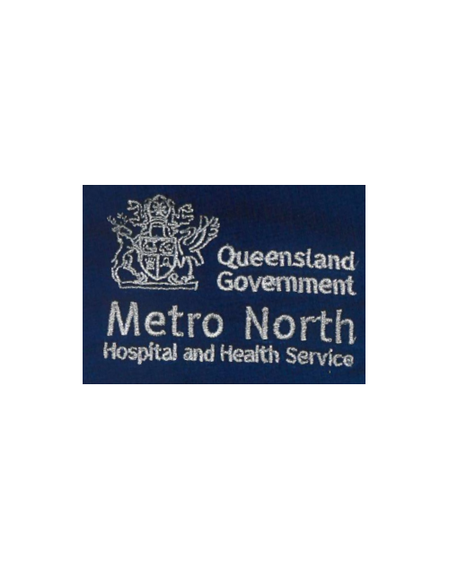 Embroidery Logo - Metro North & QLD Government