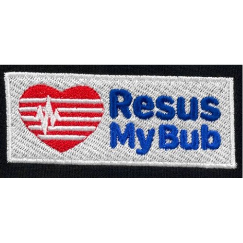 Embroidery Logo - Resus My Bub
