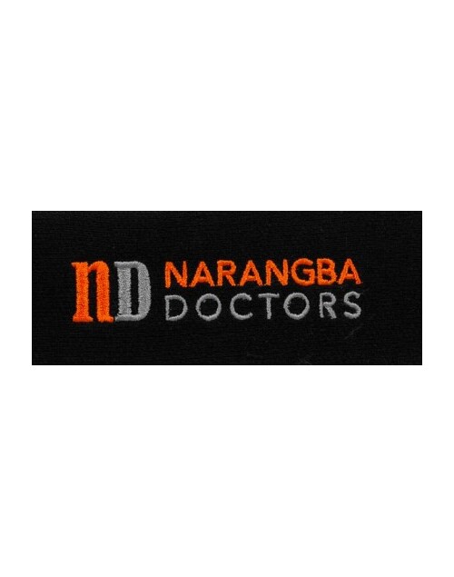 Embroidery logo - Narangba Doctors