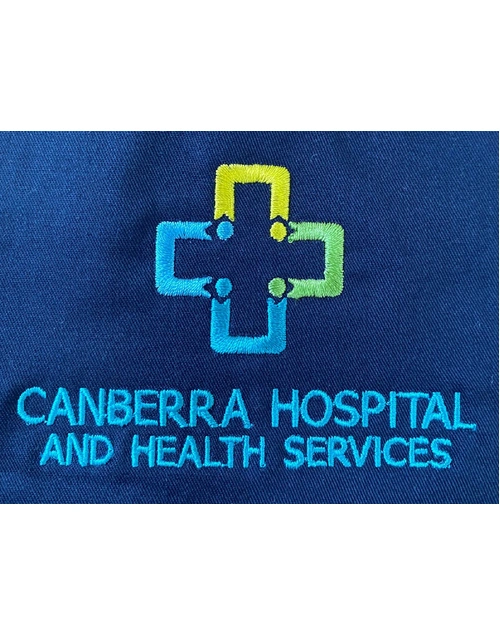 Embroidery Logo +Title - Canberra Hospital and Health Services