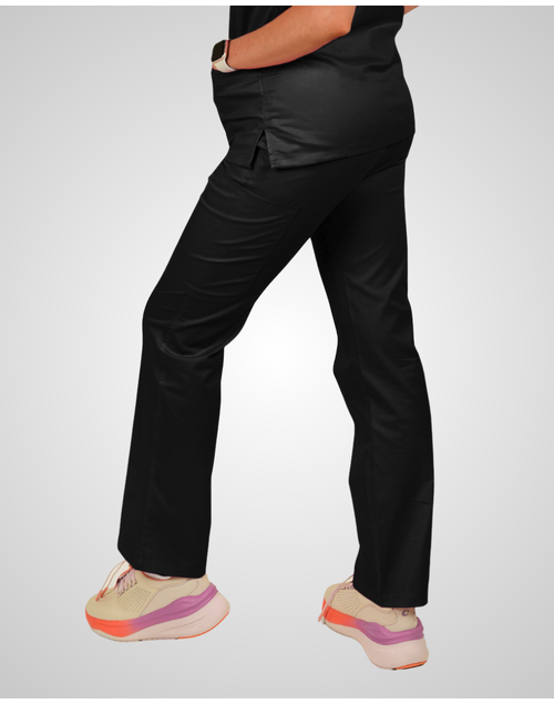 elitecare Classic Unisex Scrub Pant - Black M (Short) 