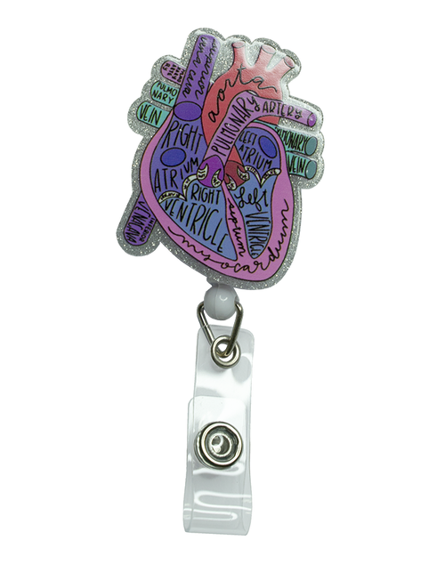 Anatomical Heart Pocket Clip