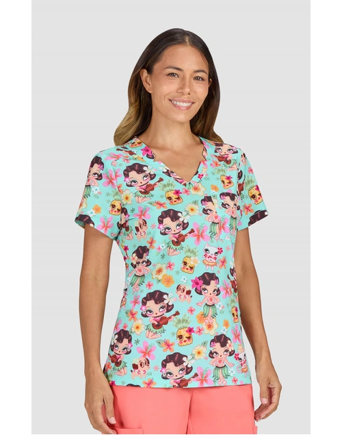 koi Kiana Scrub Top Hula Lulu