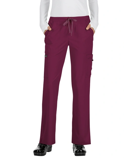 Koi - Basics Holly Cargo Women's Scrub Pant - Wine L