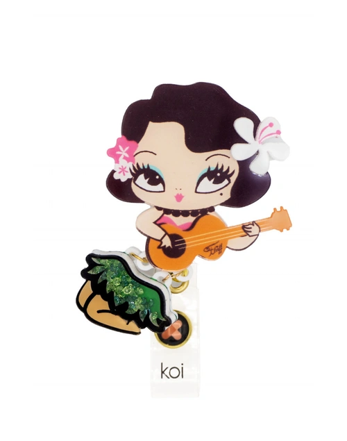 koi Shaker Badges Hula Cutie