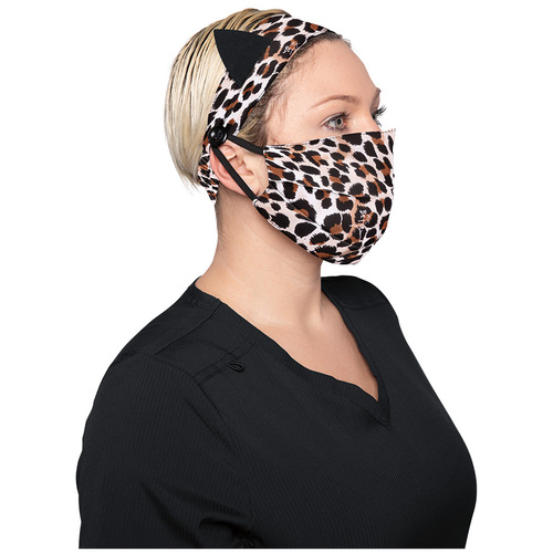 koi Capri Leopa Face Mask and Headband
