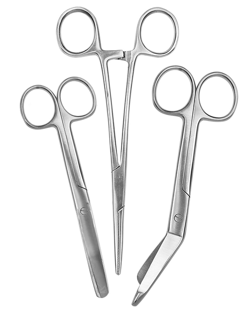Scissors and Forcep (3 Pack) PLAIN