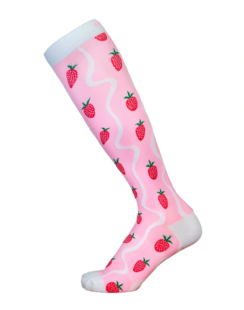 elitecare Strawberries and Cream Compression Socks