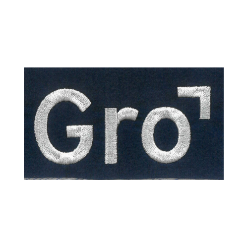 Embroidery Logo - GRO - staff