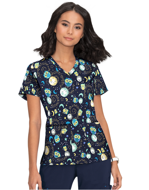 koi Leslie Top - Space Owls 