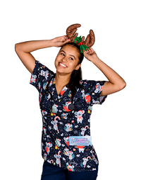 Pick your favourite Christmas scrubs to reveal your Christmas persona